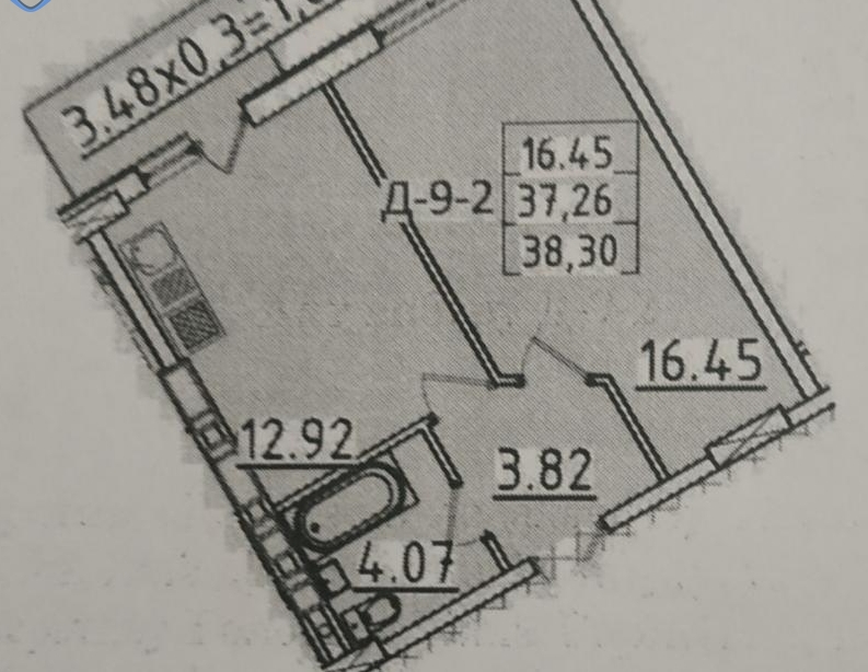 продажа однокомнатной квартиры номер A-173688 в Киевском районе, фото номер 3